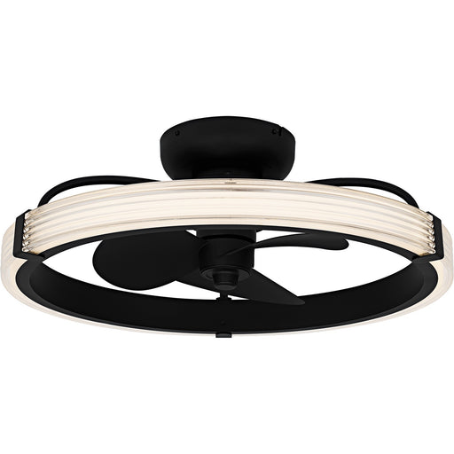 Elrod LED Fan Light in Matte Black