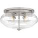 Gatonby Four Light Flush Mount in Brushed Nickel