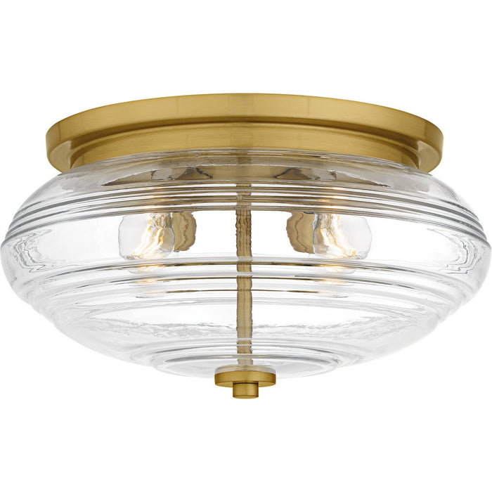 Gatonby Four Light Flush Mount in Brushed Gold