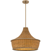 Solebay Three Light Pendant in Bronze Gold