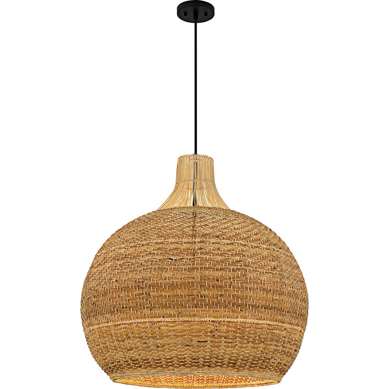 Sycamore Four Light Pendant in Matte Black