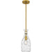 Govada One Light Mini Pendant in Brushed Gold