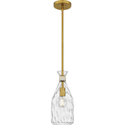 Piccolo Water Glass Mini Pendant in Brushed Gold