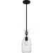 Govada 1-Light Mini Pendant in Matte Black - Lamps Expo