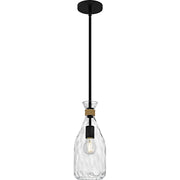 Piccolo Water Glass Mini Pendant in Matte Black