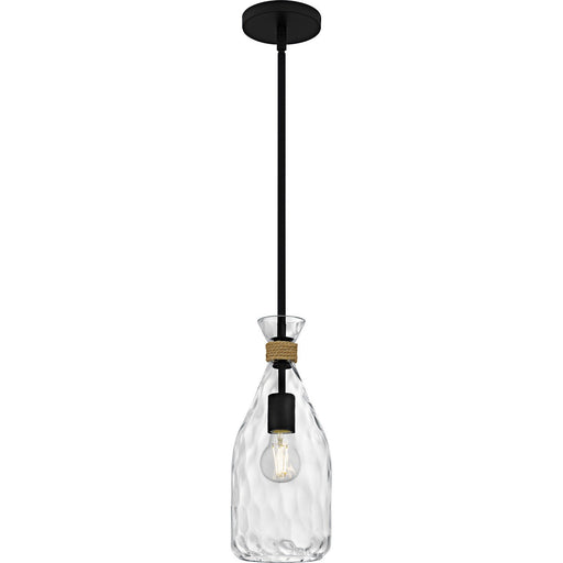 Piccolo Water Glass Mini Pendant in Matte Black