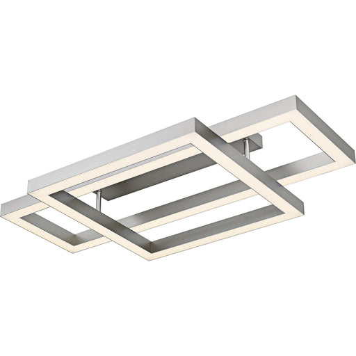 Lawless LED Semi-Flush Mount in Painted Brushed Nickel