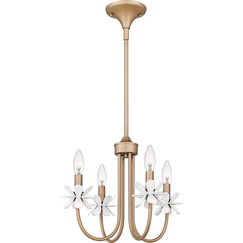 Remy 4-Light Chandelier in Bronze Gold