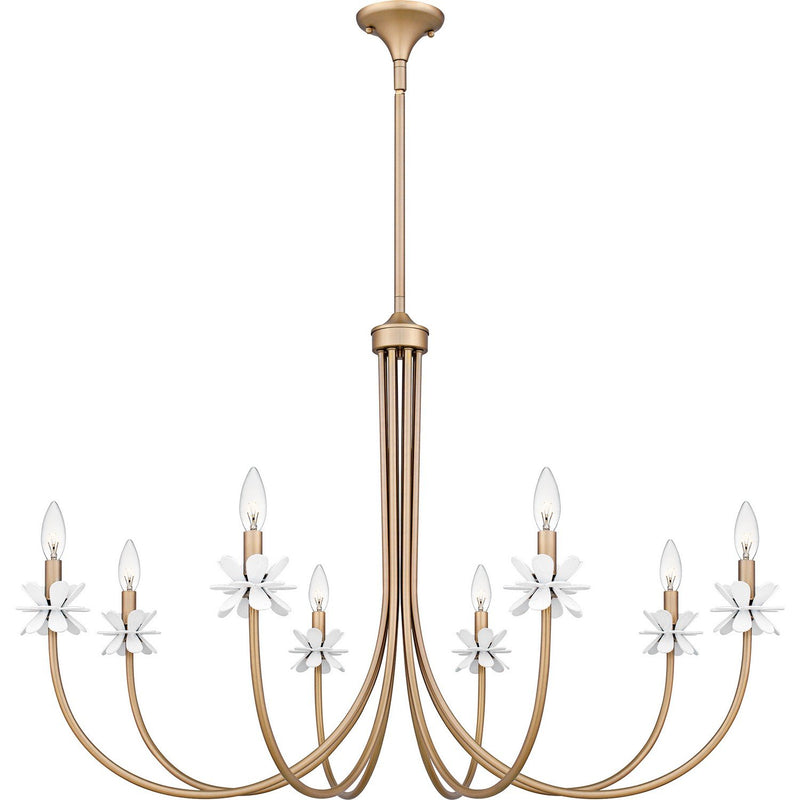 Remy 8-Light Chandelier in Bronze Gold