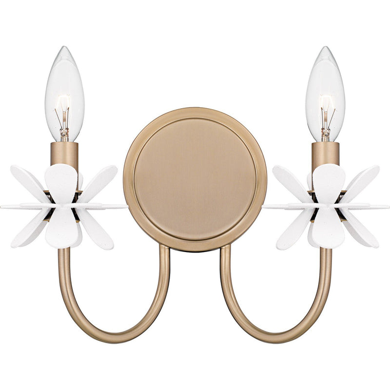 Remy 2-Light Wall Sconce in Bronze Gold