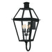 Rue De Royal Four Light Outdoor Wall Lantern in Earth Black