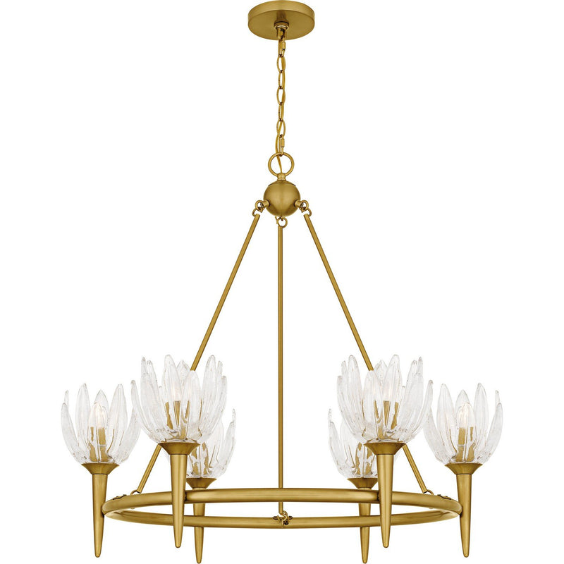 Shea 6-Light Chandelier in Brushed Gold