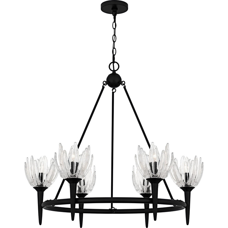 Shea 6-Light Chandelier in Matte Black
