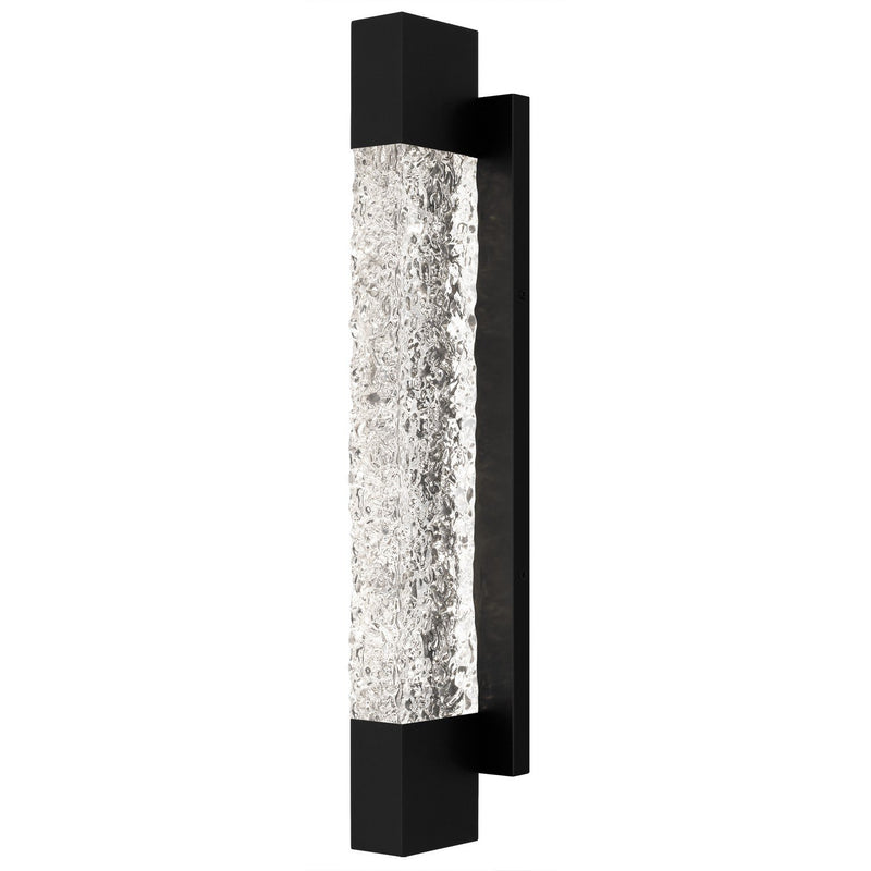 Solace Large LED Outdoor Wall Sconce in Matte Black