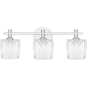 Spade 3-Light Bath Vanity Light in Polished Chrome
