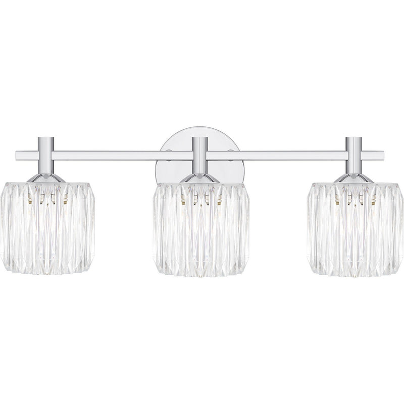 Spade 3-Light Bath Vanity Light in Polished Chrome