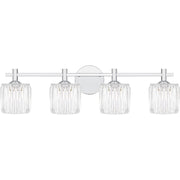 Spade 4-Light Bath Vanity Light in Polished Chrome