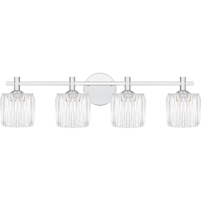 Spade 4-Light Bath Vanity Light in Polished Chrome