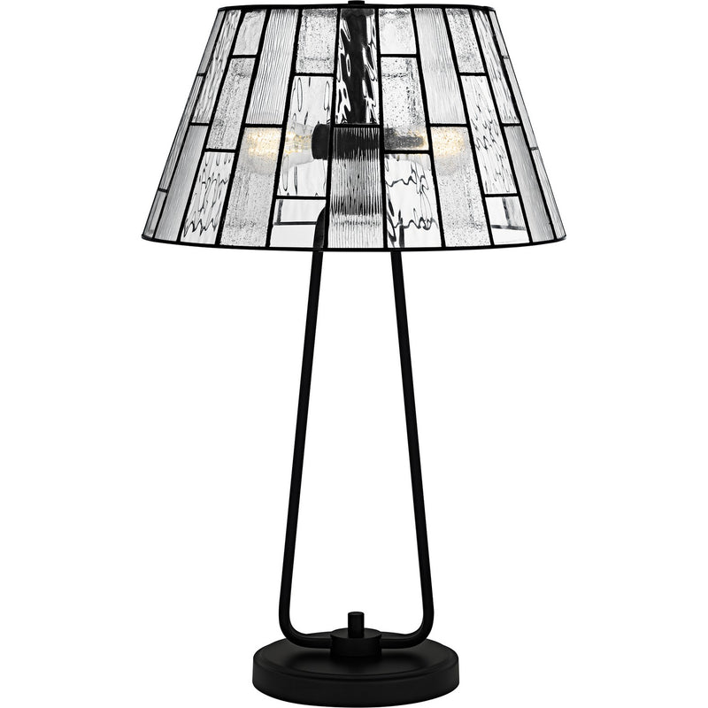 Rainier Four Light Table Lamp in Matte Black