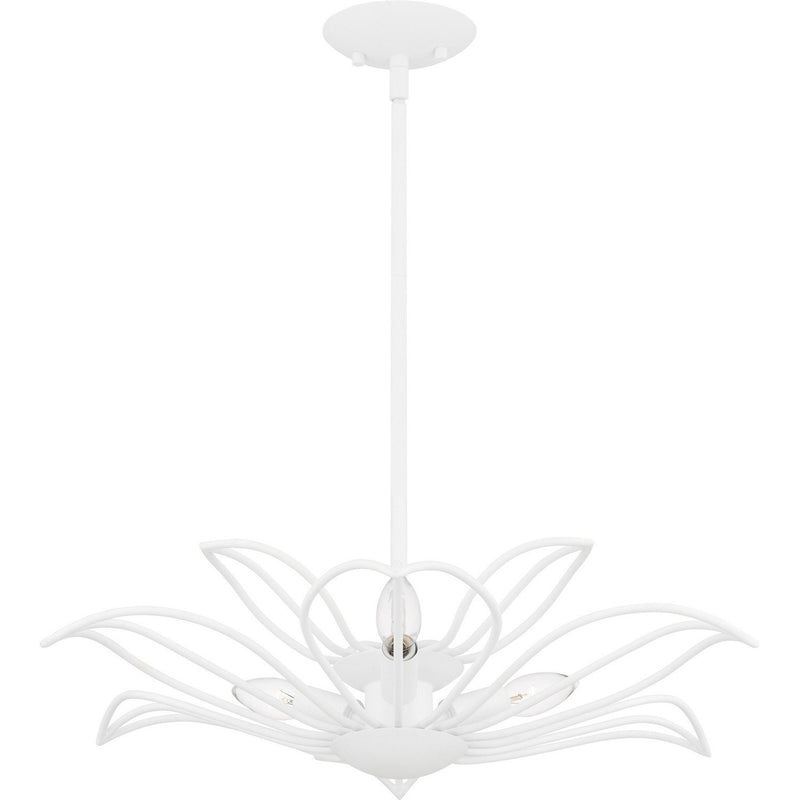 Tallulah 3-Light Pendant in Sand White