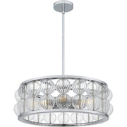Terrarock 5-Light Pendant in Polished Chrome