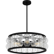 Terrarock 5-Light Pendant in Matte Black