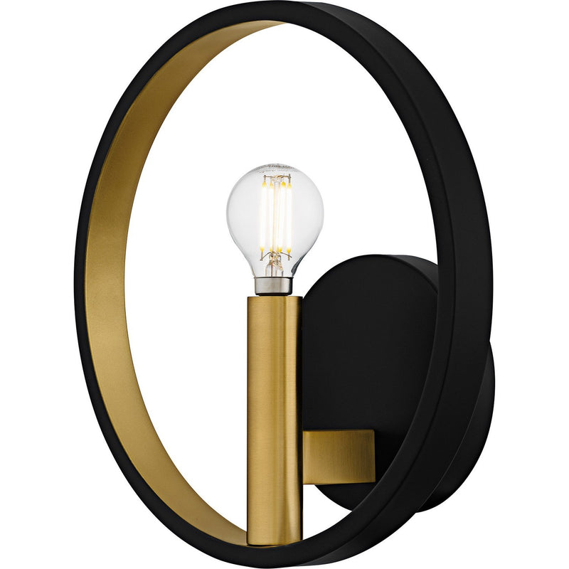 Winsland Wall Sconce in Matte Black