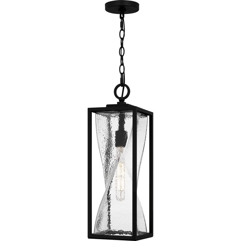 Zarah Mini Lantern Pendant in Matte Black