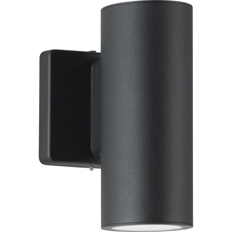 3-Inch Cylinders LED Up and Down Outdoor Wall Sconce in Black
