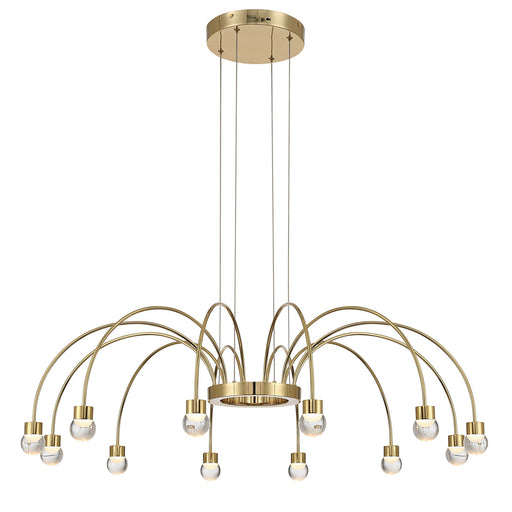 Vario 12-Light Chandelier in Titanium Gold
