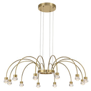 Vario 12-Light Chandelier in Titanium Gold