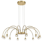 Vario 12-Light Chandelier in Titanium Gold
