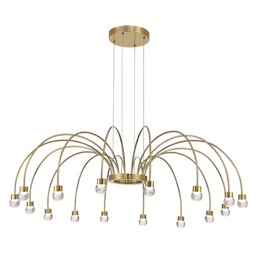 Vario 16-Light Chandelier in Titanium Gold