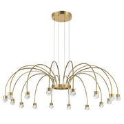 Vario 16-Light Chandelier in Titanium Gold