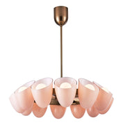 Cocoon 12-Light Chandelier in Winter Brass