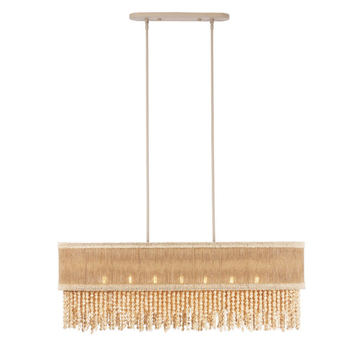 Naturale 7-Light Linear Pendant in Jute