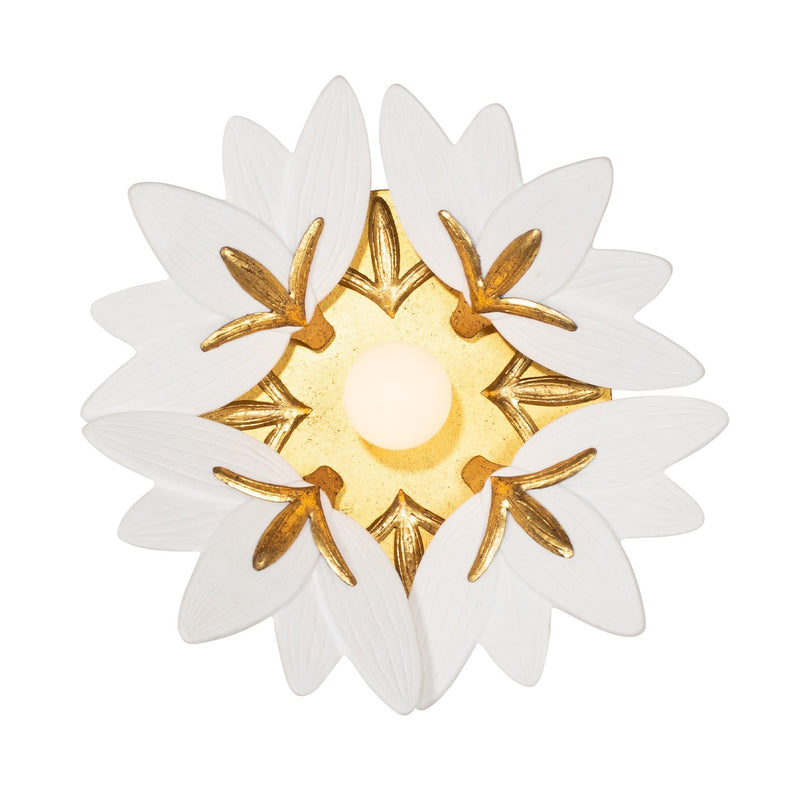 Bloom Wall Sconce in Oxidized Gold Leaf