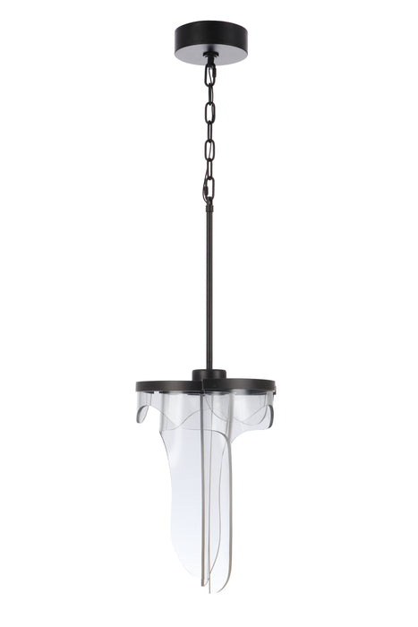 Estrella LED Pendant in Flat Black