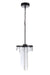 Estrella LED Pendant in Flat Black