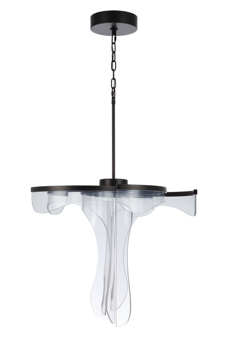 Estrella LED Pendant in Flat Black