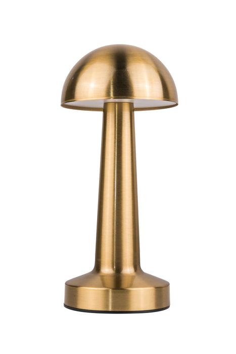 Joni LED Rechargeable Lamp in Brass