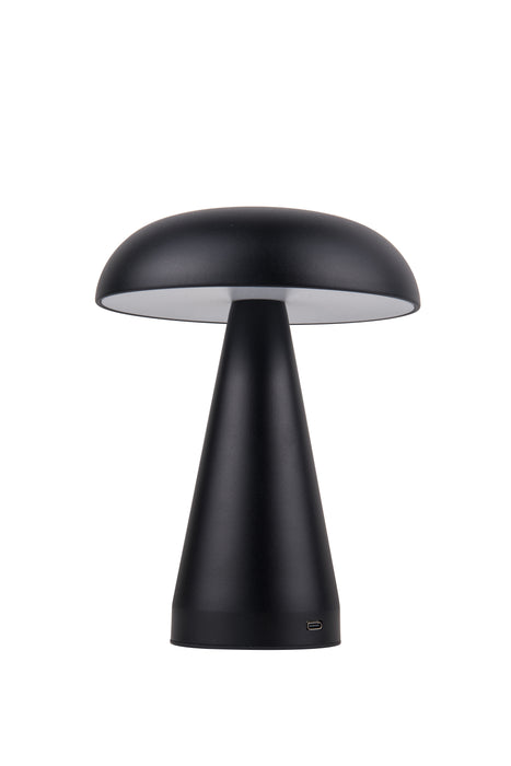 Marta LED Rechargeable Lamp in Flat Black