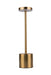 Curtis LED Rechargeable Lamp in Brass