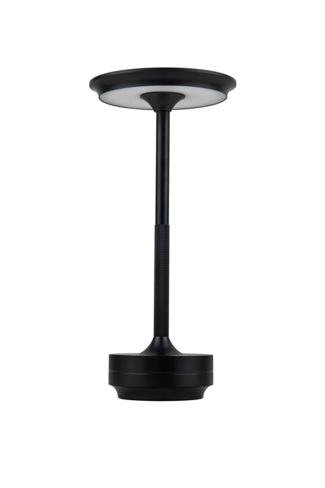 Riki LED Rechargeable Lamp in Flat Black