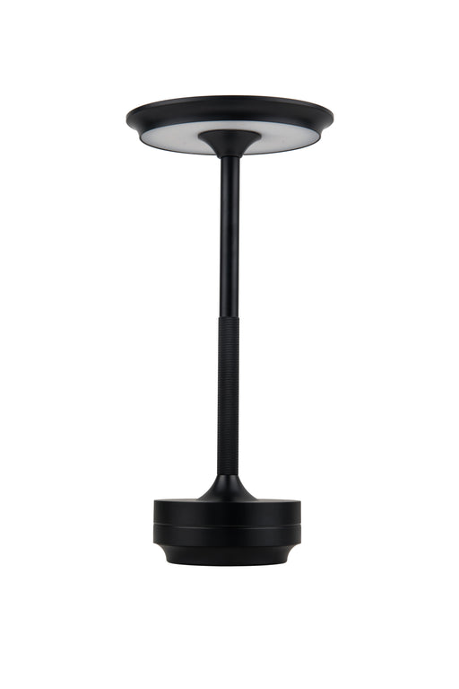 Riki LED Rechargeable Lamp in Flat Black