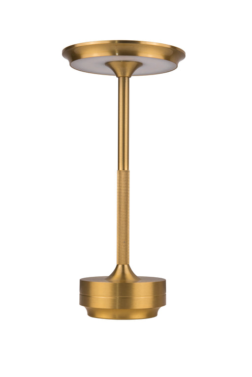 Riki LED Rechargeable Lamp in Gold