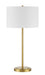 Jones One Light Table Lamp in Satin Brass