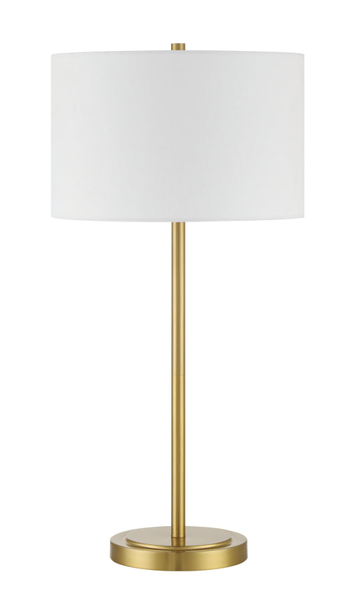 Jones One Light Table Lamp in Satin Brass