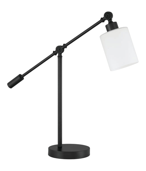 Indiana One Light Table Lamp in Flat Black
