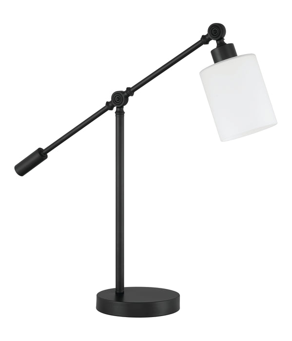 Indiana One Light Table Lamp in Flat Black